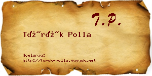 Török Polla névjegykártya